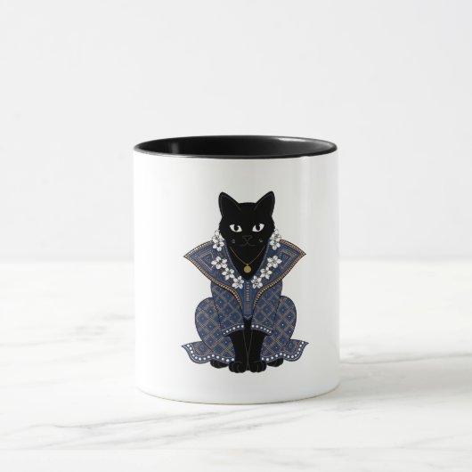 ミスティック・バティック 猫の女王 コーヒーマグ マグカップ (中央)