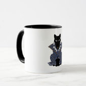 ミスティック・バティック 猫の女王 コーヒーマグ マグカップ (正面左)