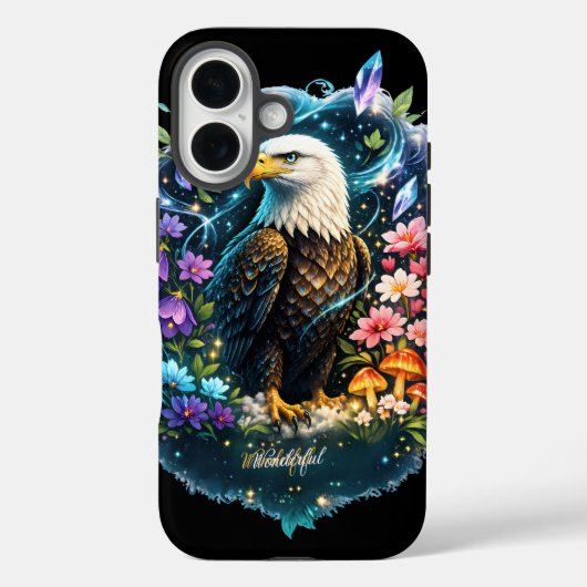 ミスティック・バルド・イーグル・タフiPhone 16ケース Case-Mate iPhoneケース (裏面)