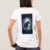 ミスティック ブラックパンサー - 霧の森の守護者 Tシャツ (裏面)