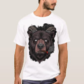 ミスティック・ホーンド・ベア Tシャツ (正面)