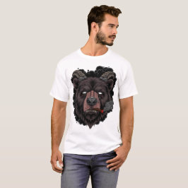 ミスティック・ホーンド・ベア Tシャツ