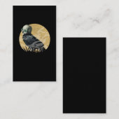 ミスティック・レイヴン・スカルクロウ・ムーン・ゴシックバード 名刺 (正面/裏面)