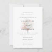 ミスティツリー結婚式招待状 招待状 (正面)