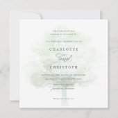 ミスティツリー結婚式招待状 招待状 (正面)