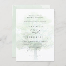 ミスティツリー結婚式招待状 招待状