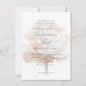 ミスティツリー結婚式招待状 招待状 (正面)