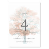 ミスティツリー テーブルナンバー (裏面)