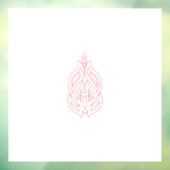 ミスティバラ、フラッシュマホガニー、装飾デザイン ウィンドウサイン (シート3)