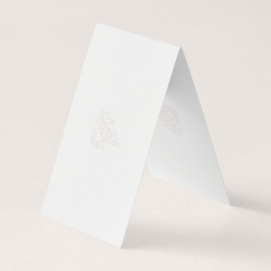 ミスティバラ、フラッシュマホガニー、装飾デザイン 名刺 (裏面)