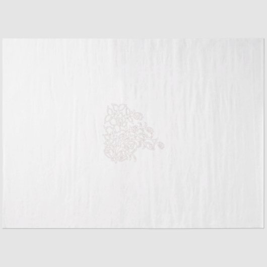 ミスティバラ、フラッシュマホガニー、装飾デザイン 薄葉紙 (正面)