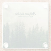 ミスティパインフォレストツリーズカスタム記念 ガラスコースター (裏面)