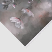 ミスティピンクのコスモスの花が切り離される 薄葉紙 (詳細)