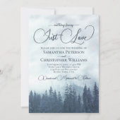 ミスティファンシーブルーパインズを愛す結婚るもの 招待状 (正面)