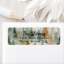 ミスティフォレスト差出人住所ラベル