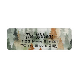 ミスティフォレスト差出人住所ラベル ラベル