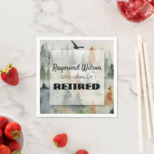 ミスティフォレスト男らしパーティーナプキン スタンダードカクテルナプキン (インサイチュ)