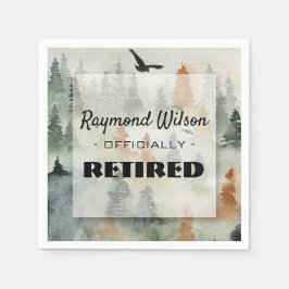 ミスティフォレスト男らしパーティーナプキン スタンダードカクテルナプキン