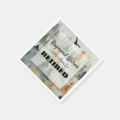 ミスティフォレスト男らしパーティーナプキン スタンダードカクテルナプキン (角)