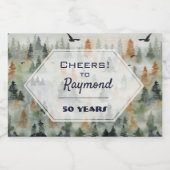 ミスティフォレスト誕生日ミニ リキュールボトルラベル (シングルラベル)