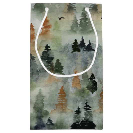 ミスティフォレスト誕生日 |リタイアメント小抱き枕 スモールペーパーバッグ (裏面)