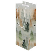 ミスティフォレスト誕生日 |定年ワイン抱き枕 ワインギフトバッグ (裏面アングル)