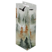 ミスティフォレスト誕生日 |定年ワイン抱き枕 ワインギフトバッグ (正面アングル)