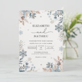 ミスティブルーウィンター結婚フローラ 招待状 (スタンド正面)