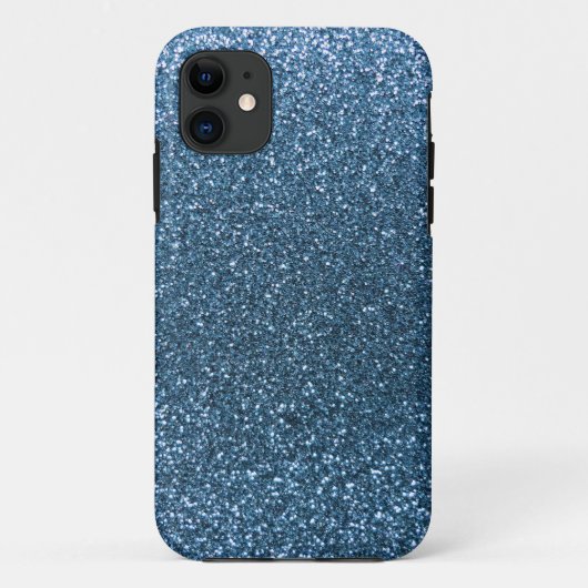 ミスティブルーグリッター Case-Mate iPhoneケース (裏面)