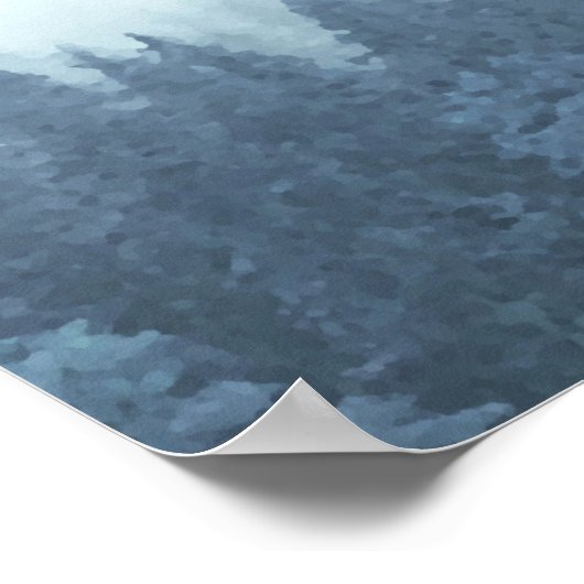 ミスティブルーパインの森アルファベットの座席表 ポスター (角)