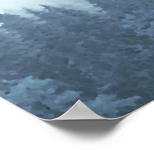 ミスティブルーパインズ15テーブ結婚ルの座席表 ポスター (角)