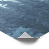 ミスティブルーパインズ26テーブ結婚ルのシーティングチャート ポスター (角)