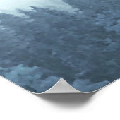 ミスティブルーパインズ5テーブル結婚のシーティングチャート ポスター (角)