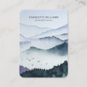 ミスティマウンテンカスタムジュエリー表示カード 名刺 (正面)