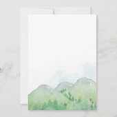 ミスティマウンテンスウォー結婚ターカラーズ 招待状 (裏面)