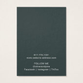 ミスティマウンテンネックレスブレスレットディスプレイカード (裏面)