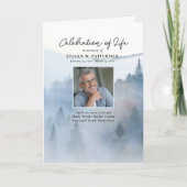 ミスティマウンテンパインズお祝いオブライフ葬儀 プログラム (正面)