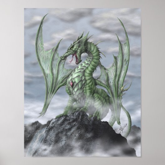 ミスティマウンテンプリント ポスター (正面)