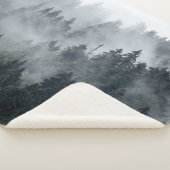 ミスティマウンテンランドスケープヴィンテージスタイル シェルパブランケット (3/4)