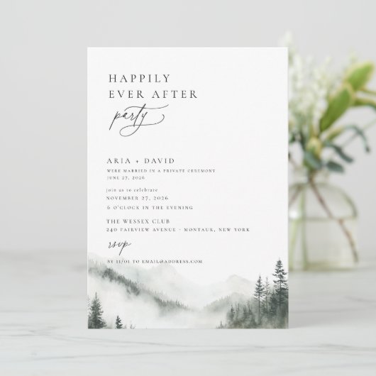 ミスティマウンテン楽しい永遠のパーティー 招待状 (スタンド正面)