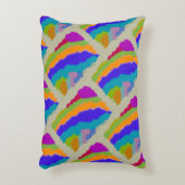 ミスティムーンドリームクラウド抽象芸術アートラブ アクセントクッション (正面(垂直))