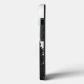 ミスティモノクロパインフォレストウォーターカラーアートプリント Case-Mate iPhoneケース (裏面 / 左)