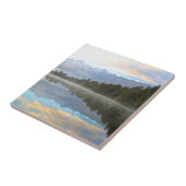 ミスティレイクツリーズリフレクショントランクル自然 タイル (側面)