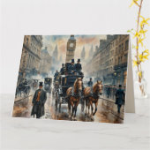 ミスティロンドン通り1800s誕生日 カード (黄色い花)