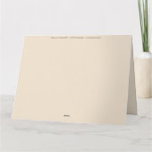 ミスティロンドン通り1800s誕生日 カード (裏面)