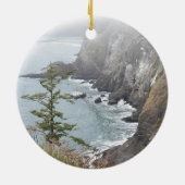ミスティワシントンコーストラインシーンホリデイ セラミックオーナメント (裏面)