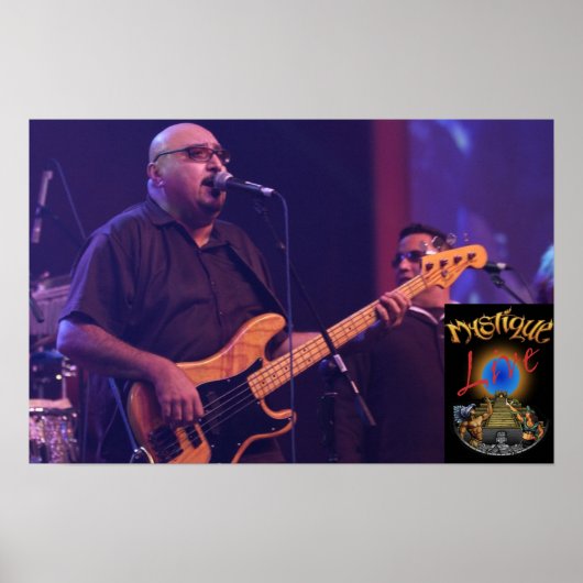 ミスティークのバンドリーダー、エドワード・ビラルバのポスター ポスター (正面)