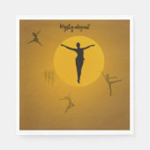 ミスティークエレガントダンス スタンダードランチョンナプキン (正面)