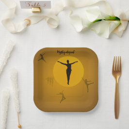 ミスティークエレガントダンス ペーパープレート