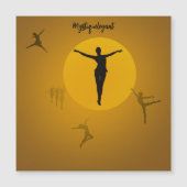 ミスティークエレガントダンス マグネット招待状 (正面)